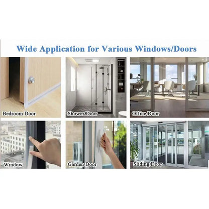 Transparent Self-Adhesive Silicone Weather Stripping Door Bottom & Window Seal Strip | Buy 1 Get 1 Free