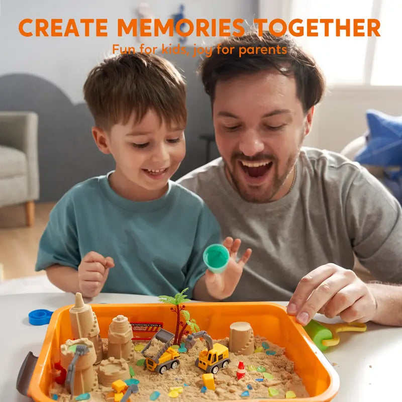 Klever Kits Construction Sensory Bin for Toddlers