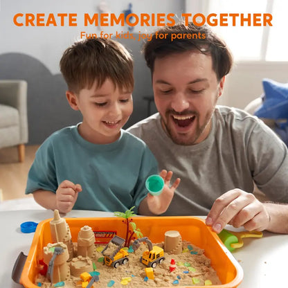 Klever Kits Construction Sensory Bin for Toddlers