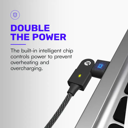 Raycon Global Inc. Magic Spin Type C Data Charging Cable (Both Ends) | Buy 1 Get 1 Free