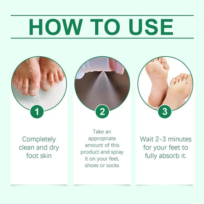 Natural Tea Tree Anti-Fungal Foot Odor Relief Spray | Buy 1 Get 1 Free