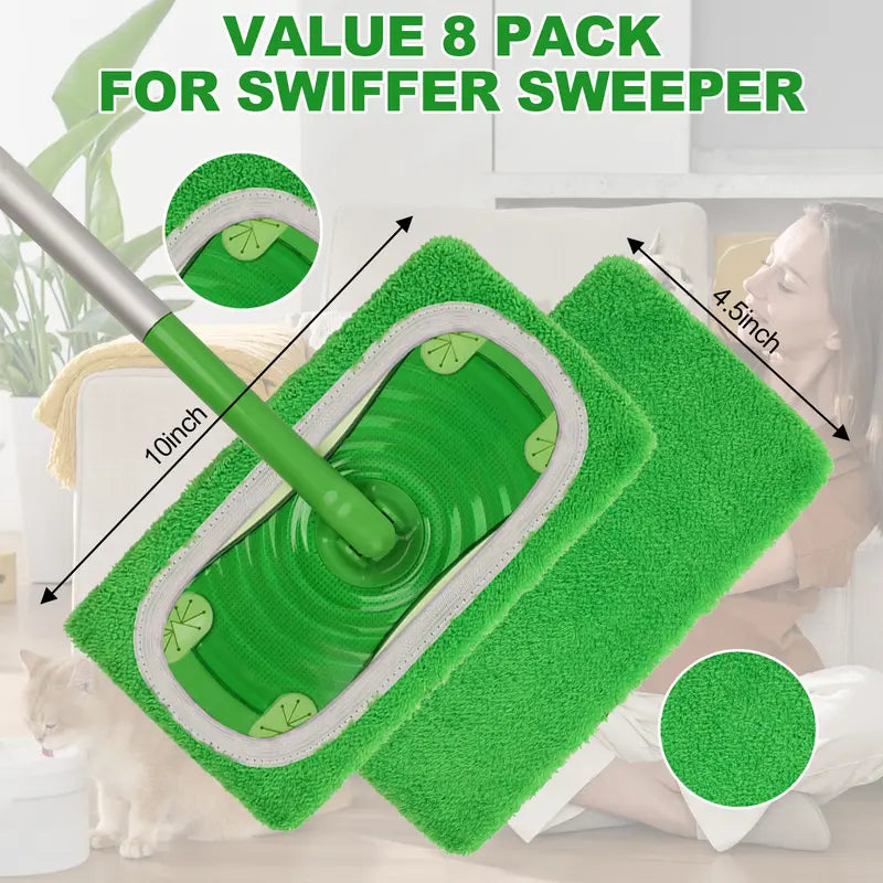 Reusable Microfiber Mop Pads For Swiffer Sweeper | Buy 1 Get 1 Free