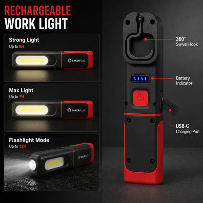 Ultimate Hands-Free Rechargeable LED Work Light