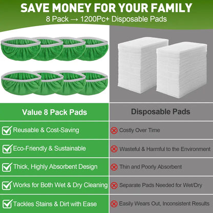 Reusable Microfiber Mop Pads For Swiffer Sweeper | Buy 1 Get 1 Free
