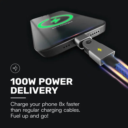 Raycon Global Inc. Magic Spin Type C Data Charging Cable (Both Ends) | Buy 1 Get 1 Free