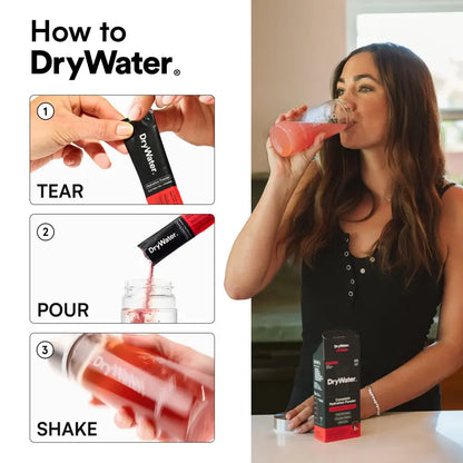 DryWater 12ct Daily Hydration Powder Packets | Buy 1 Get 1 Free