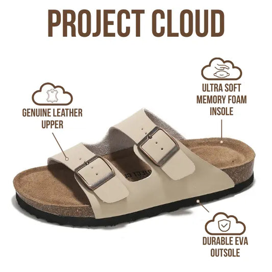 Project Cloud Women's | 100% Genuine Leather Womens Sandals