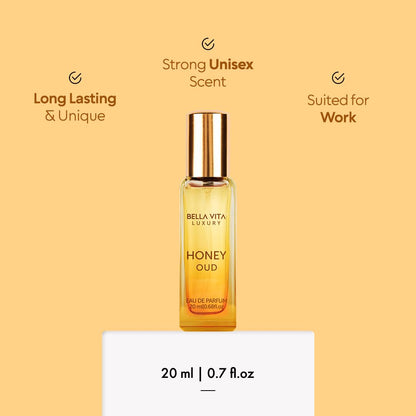 Luxury Honey Oud Eau De Parfum Long-Lasting Unisex Fragrance Spray