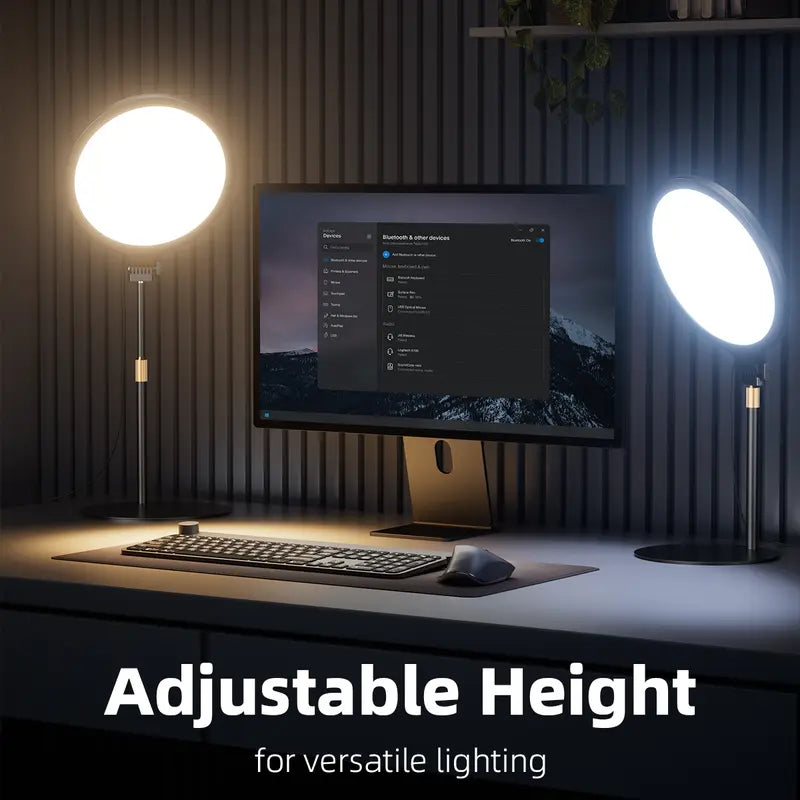 Weilisi 10.5" LED Ring Light with Stand & Phone Holder