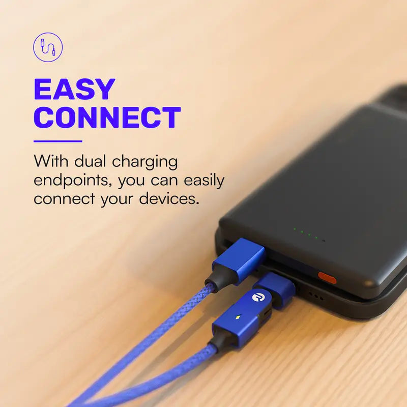 Raycon Global Inc. Magic Spin Type C Data Charging Cable (Both Ends) | Buy 1 Get 1 Free