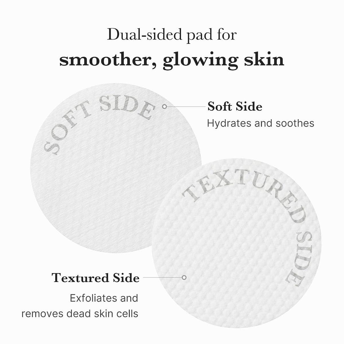 AHA BHA Zero Pore Pads Dual-Textured Exfoliating Toner Pads