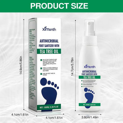 Natural Tea Tree Anti-Fungal Foot Odor Relief Spray | Buy 1 Get 1 Free