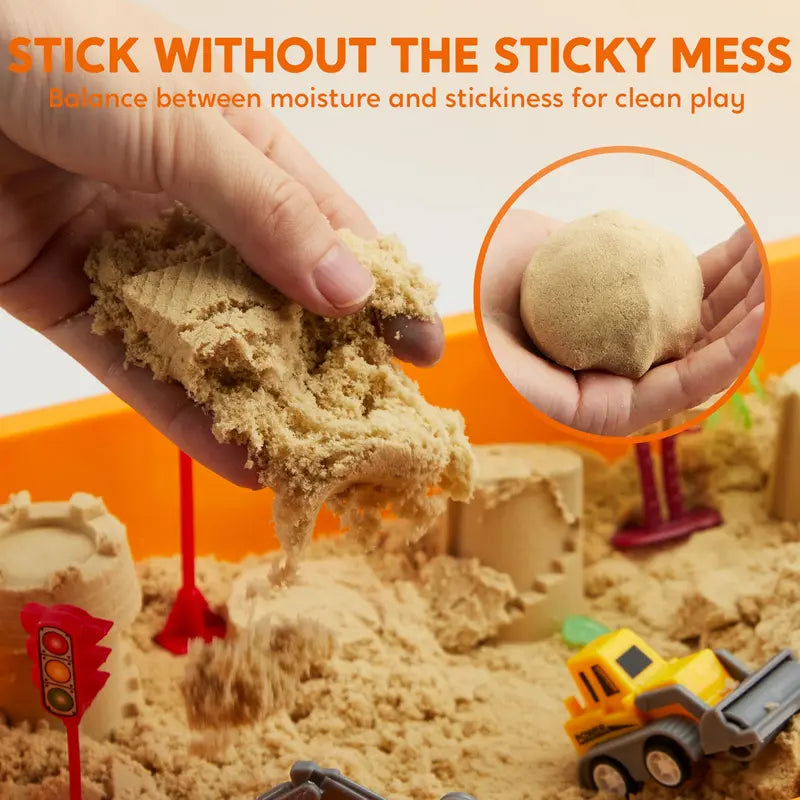 Klever Kits Construction Sensory Bin for Toddlers