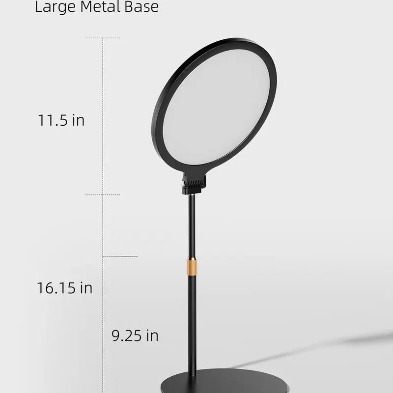 Weilisi 10.5" LED Ring Light with Stand & Phone Holder