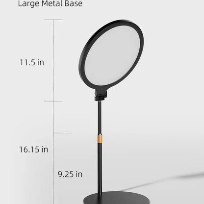 Weilisi 10.5" LED Ring Light with Stand & Phone Holder
