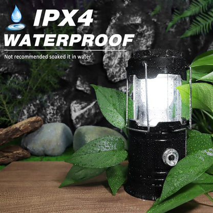 Collapsible LED Camping Lantern & Emergency Phone Charger Power Bank