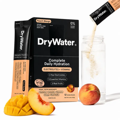 DryWater 12ct Daily Hydration Powder Packets | Buy 1 Get 1 Free