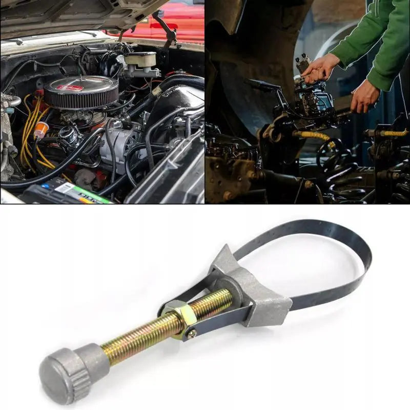 Adjustable Diameter Auto Oil Filter Removal Strap Wrench | Buy 1 Get 1 Free