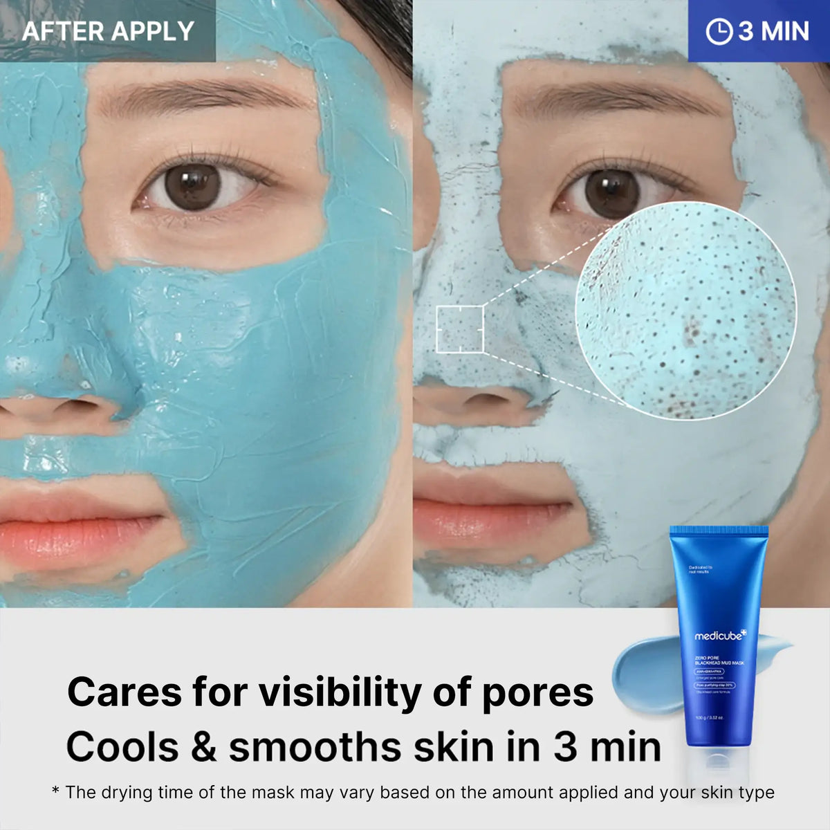 Zero Pore Blackhead Mud Mask AHA BHA PHA Clay Facial Cleanser