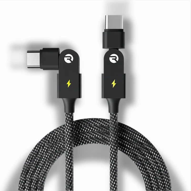 Raycon Global Inc. Magic Spin Type C Data Charging Cable (Both Ends) | Buy 1 Get 1 Free