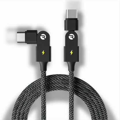 Raycon Global Inc. Magic Spin Type C Data Charging Cable (Both Ends) | Buy 1 Get 1 Free