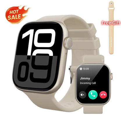 HD Touchscreen Smartwatch with Bluetooth Calling & Health Tracking