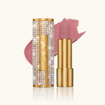 Ultra-Hydrating Satin Red Lipstick with Rhinestone Case | Buy 1 Get 1 Free