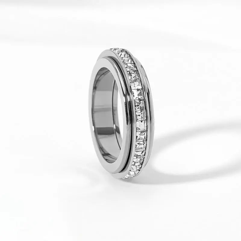 Sparkling Spinner Ring - Instant Anxiety Relief & Fidget Ring | Buy 1 Get 1 Free