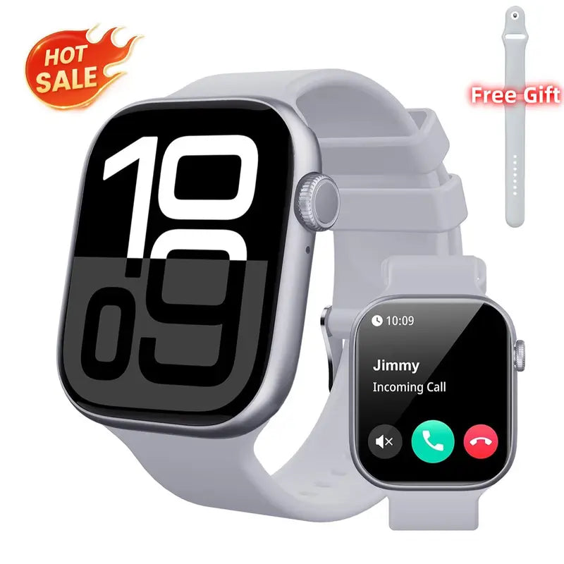 HD Touchscreen Smartwatch with Bluetooth Calling & Health Tracking