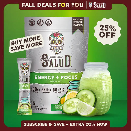 Salud 2-in-1 [Energy + Focus] Clean Energy Drink