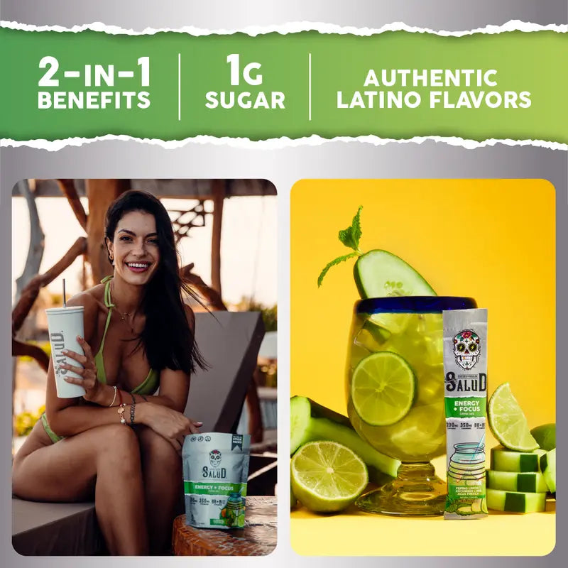Salud 2-in-1 [Energy + Focus] Clean Energy Drink