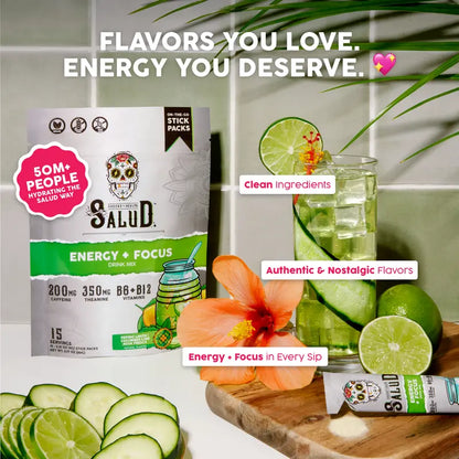 Salud 2-in-1 [Energy + Focus] Clean Energy Drink