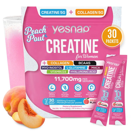 All-in-One Women’s Creatine & Collagen Drink Mix for Lean Muscle & Curves