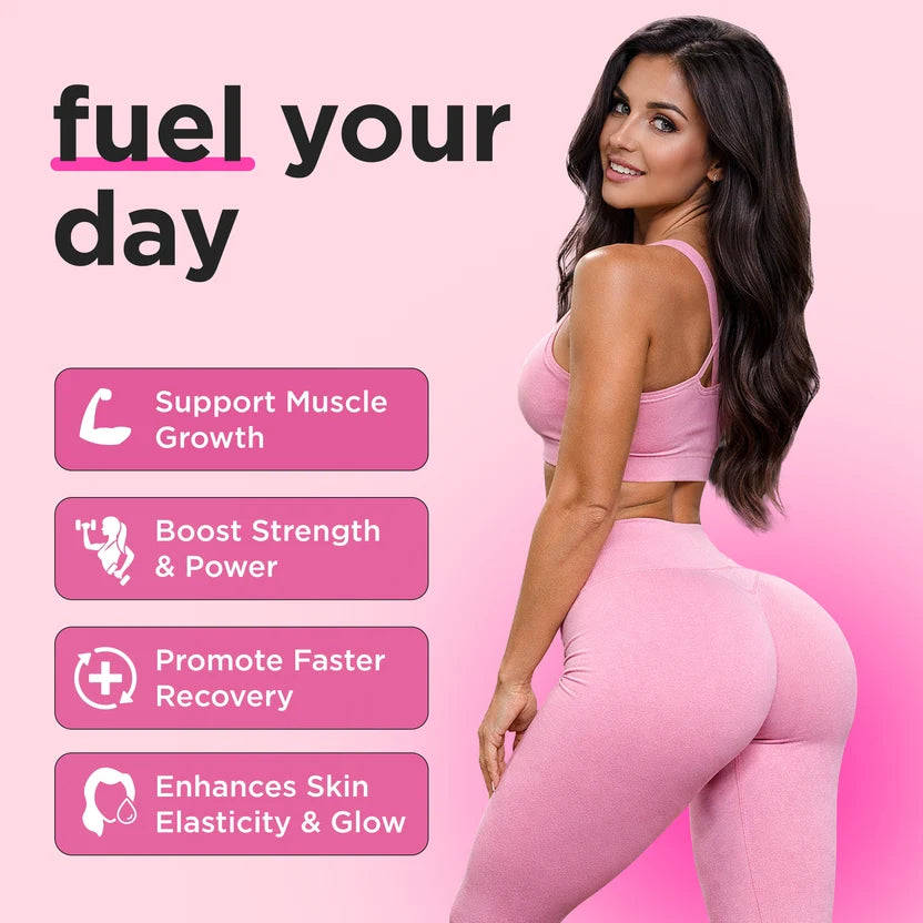 All-in-One Women’s Creatine & Collagen Drink Mix for Lean Muscle & Curves