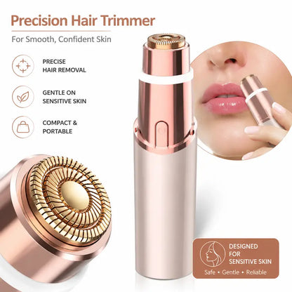 2-in-1 Electric Facial Hair Remover & Precision Eyebrow Trimmer | Buy 1 Get 1 Free