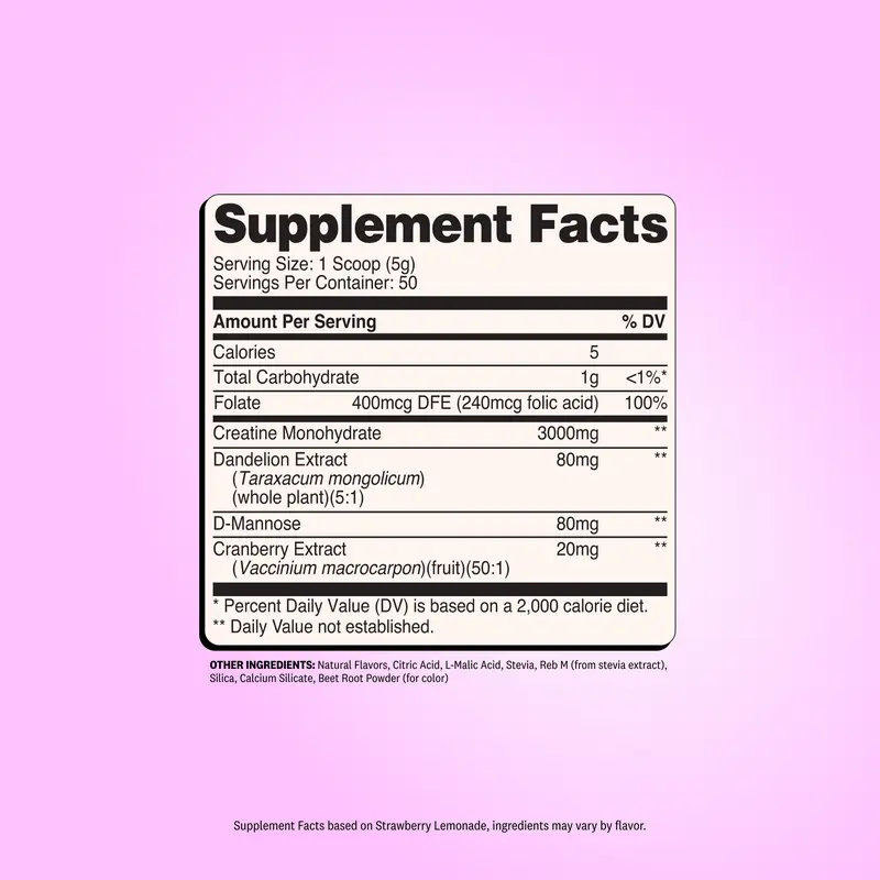 Unlock Lean Strength & Daily Vitality with Premium Women's Creatine Monohydrate