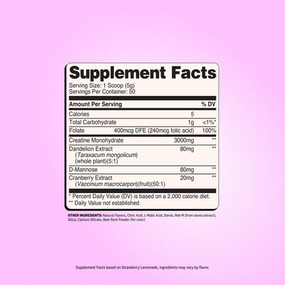 Unlock Lean Strength & Daily Vitality with Premium Women's Creatine Monohydrate