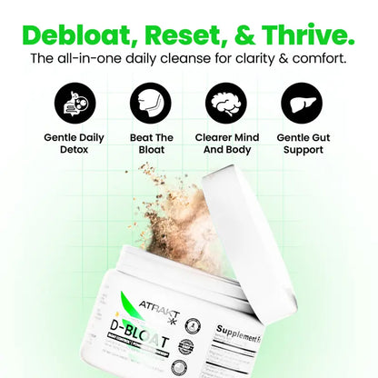 Instant Bloat Relief Powder for Flat Stomach & Defined Facial Features | 2 Pack per Set