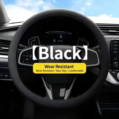 Universal Silicone Steering Wheel Cover for Non-Slip Ergonomic Grip