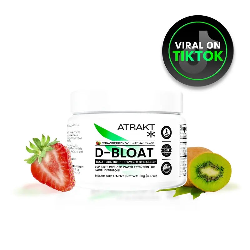 Instant Bloat Relief Powder for Flat Stomach & Defined Facial Features | 2 Pack per Set