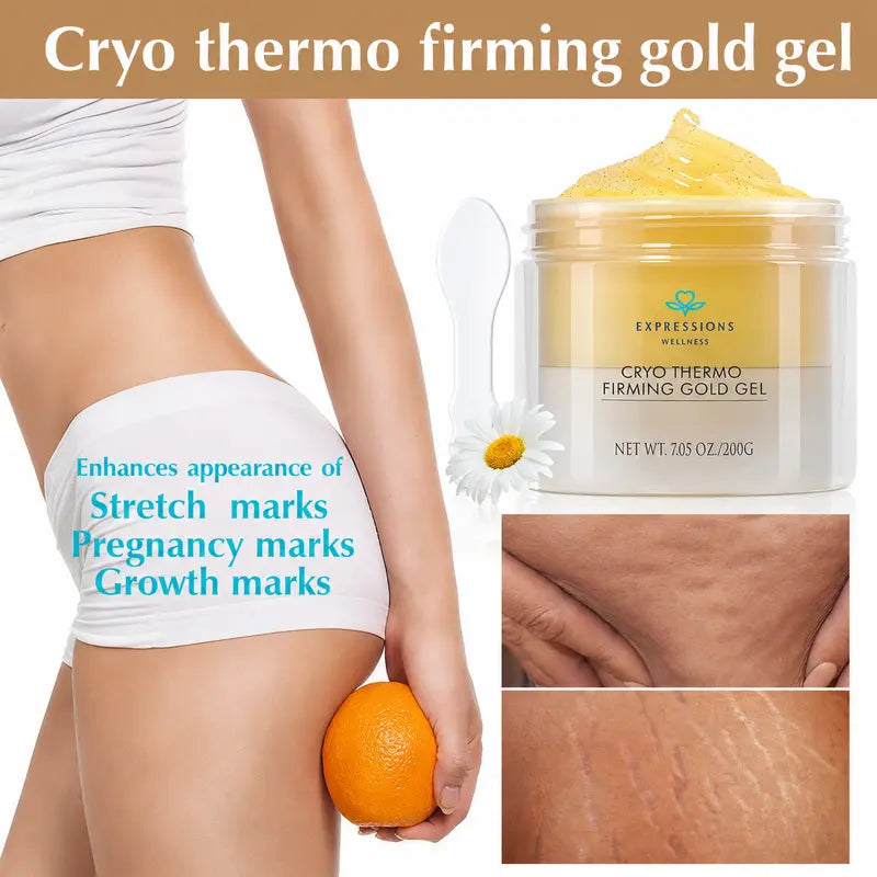 Cryo Thermo Firming Gold Gel - Instant Body Sculpting & Cellulite Tightening