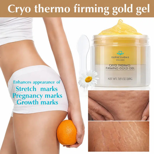 Cryo Thermo Firming Gold Gel - Instant Body Sculpting & Cellulite Tightening