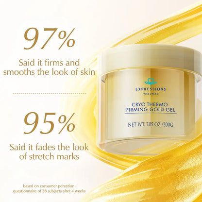Cryo Thermo Firming Gold Gel - Instant Body Sculpting & Cellulite Tightening