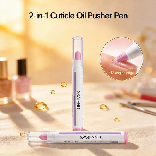 2-in-1 Ceramic Cuticle Remover Pen & Oil Pusher