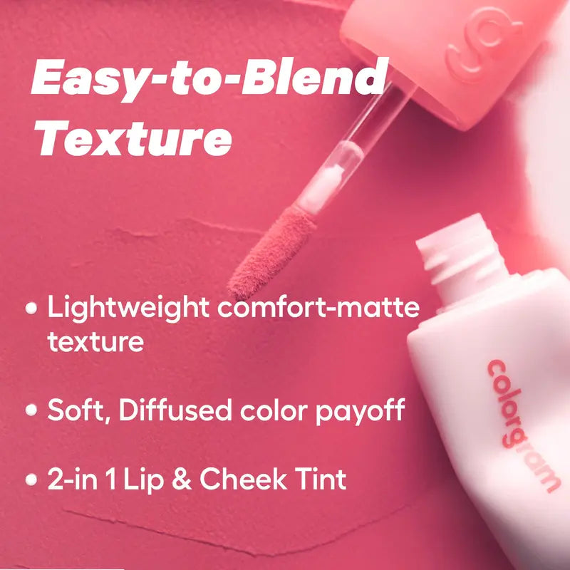 Headline: Velvet Soft-Focus Nude Matte Tint for Lips & Cheeks | Buy 1 Get 1 Free