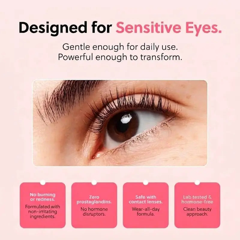 Natural Peptide Eyelash Enhancing Serum for Visibly Thicker, Stronger Lashes | Buy 2 Get 1 Free