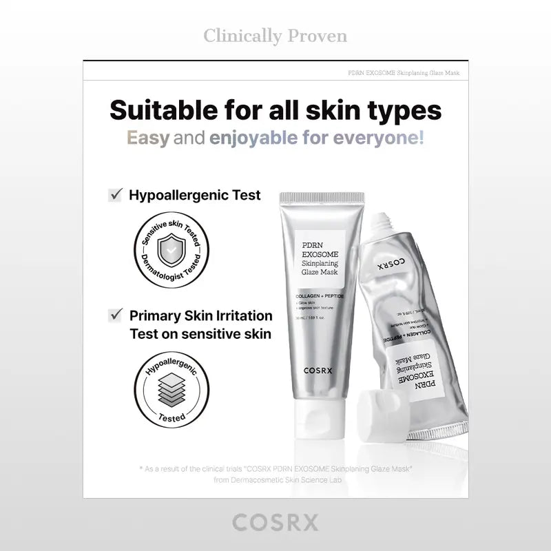 Overnight PDRN Exosome Glaze Mask for Instant Glass Skin Glow | Buy 1 Get 1 Free