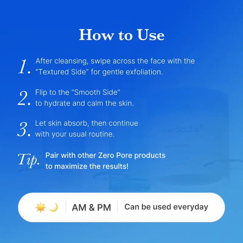 Clear Pores & Smooth Skin with AHA BHA Dual-Textured Facial Pads