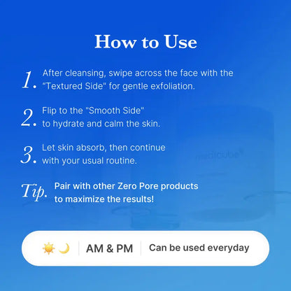 Clear Pores & Smooth Skin with AHA BHA Dual-Textured Facial Pads