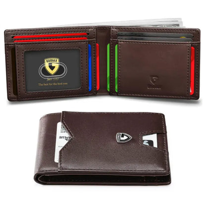 Ultra-Slim RFID Blocking Carbon Fiber Bifold Wallet